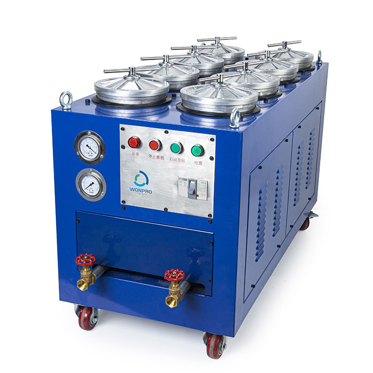 Máy lọc dầu di động 8R Water Glycol Oil